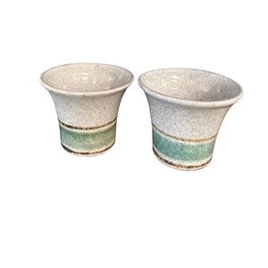 Pottery Craft Cups Vintage